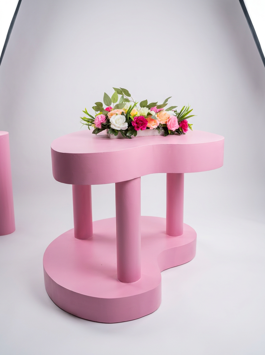 Pink Cloud Pedestal