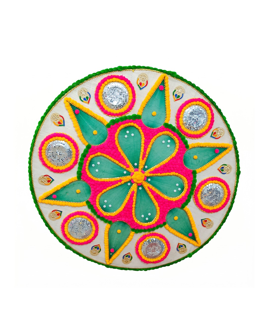 Round Mirror Wall Hanging
