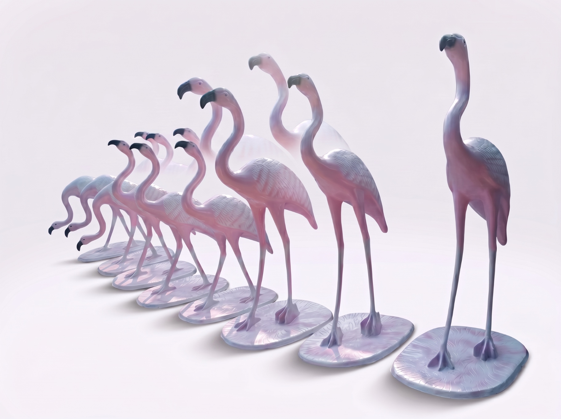 Pink Flamingos Line