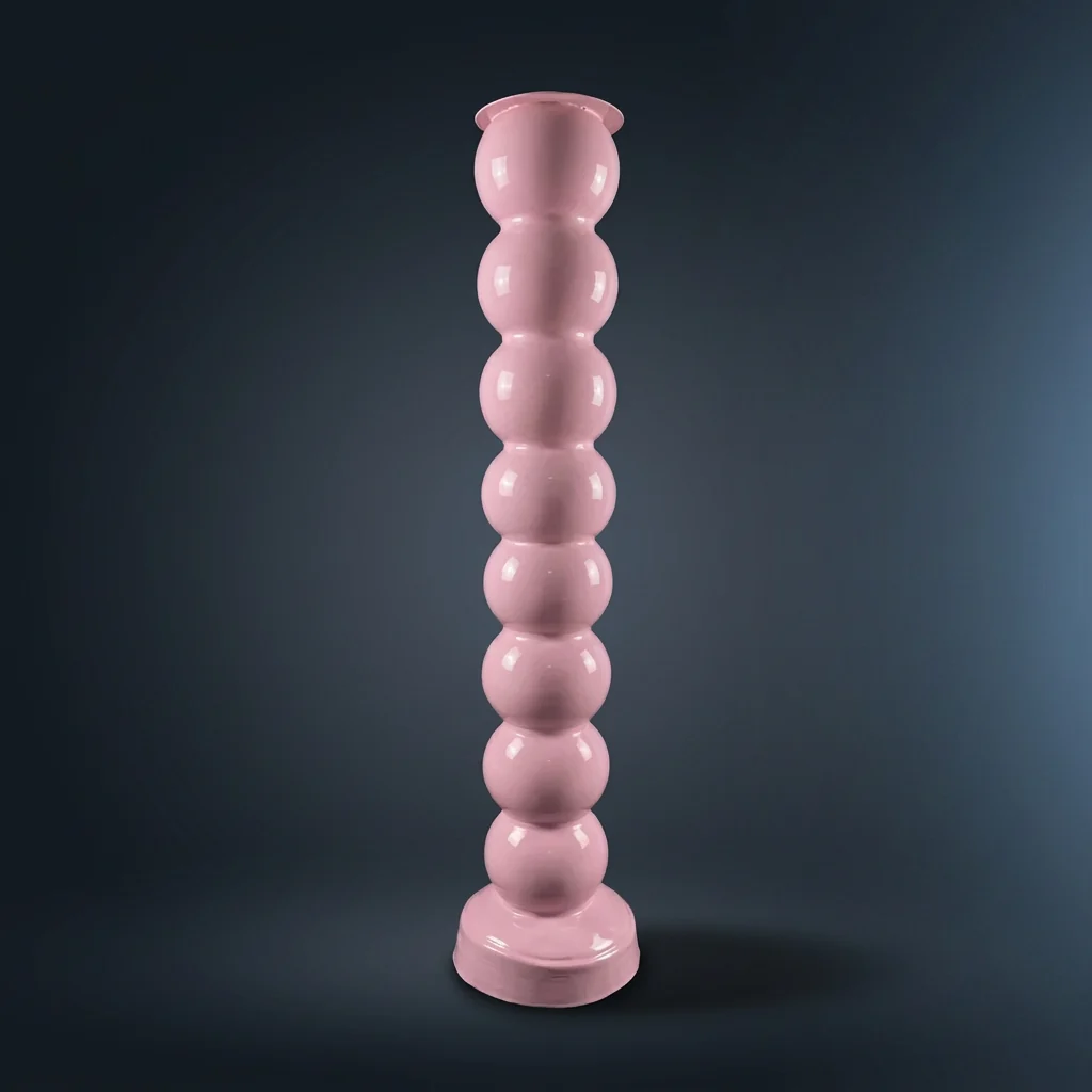 Pink Bubble Pillar Stand