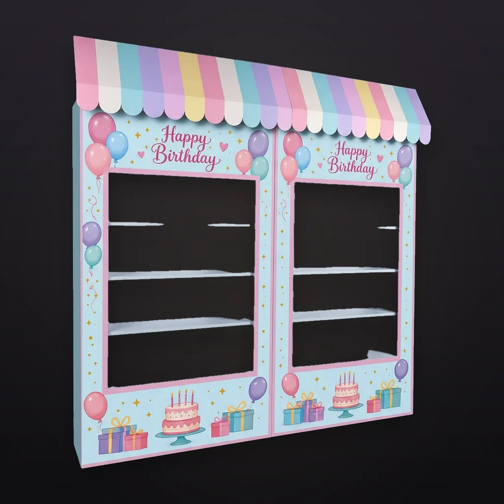 Birthday Pastel Display Shelf