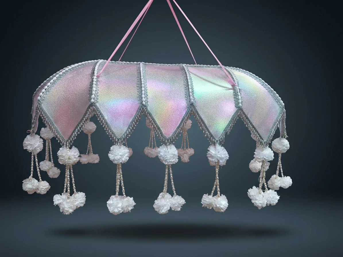Pearl Pastel Umbrella Chandelier