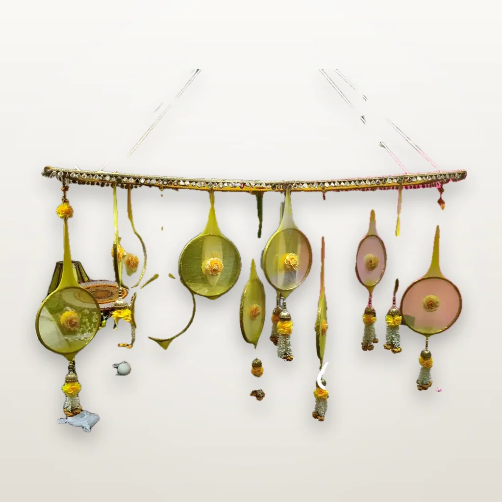 MD-2565 Golden Lotus Cluster Chandelier